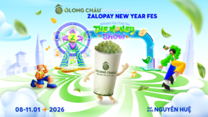 Ôlong Châu Tại Zalopay New Year Fes 2026 - Chill Vị Trà Ô long Đà Lạt Giữa "Siêu" Sự kiện